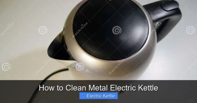 How to Clean Metal Electric Kettle