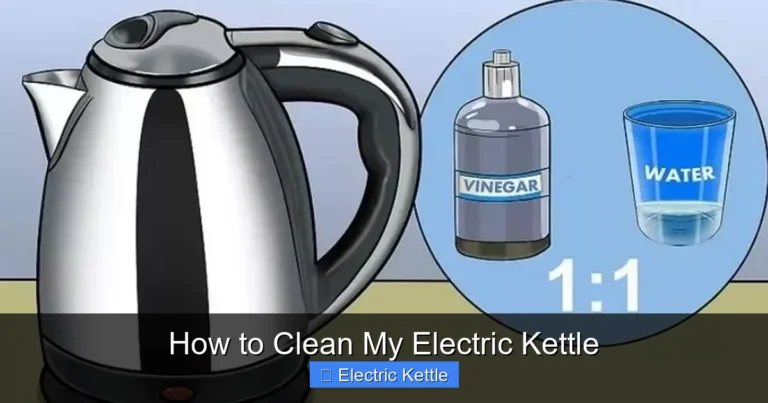 How to Clean My Electric Kettle