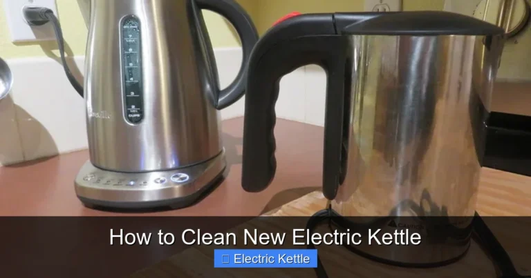 How to Clean New Electric Kettle