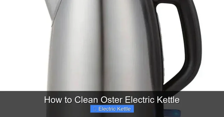 How to Clean Oster Electric Kettle