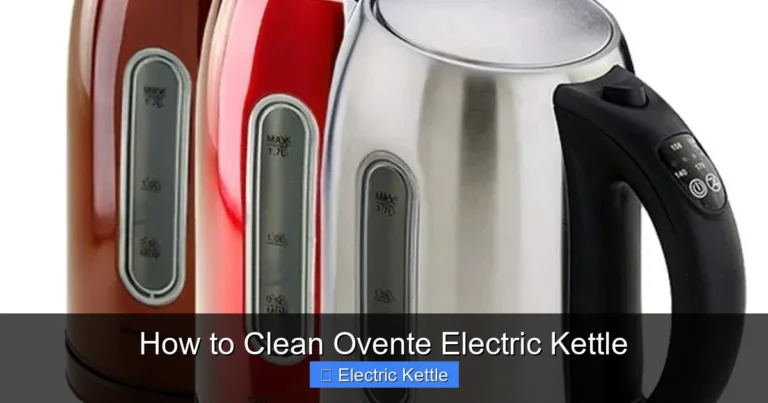 How to Clean Ovente Electric Kettle