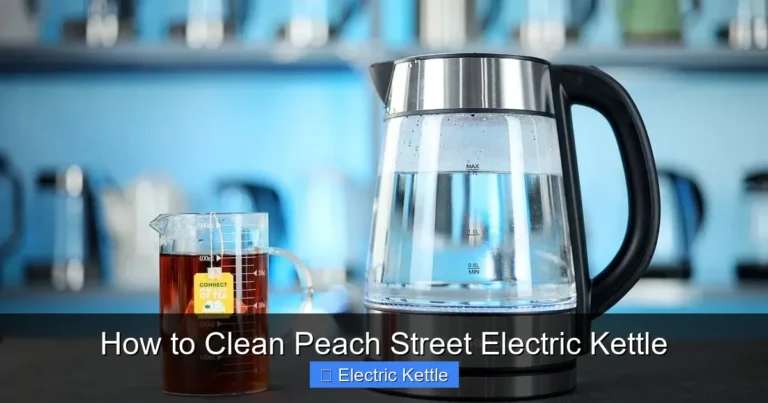 How to Clean Peach Street Electric Kettle
