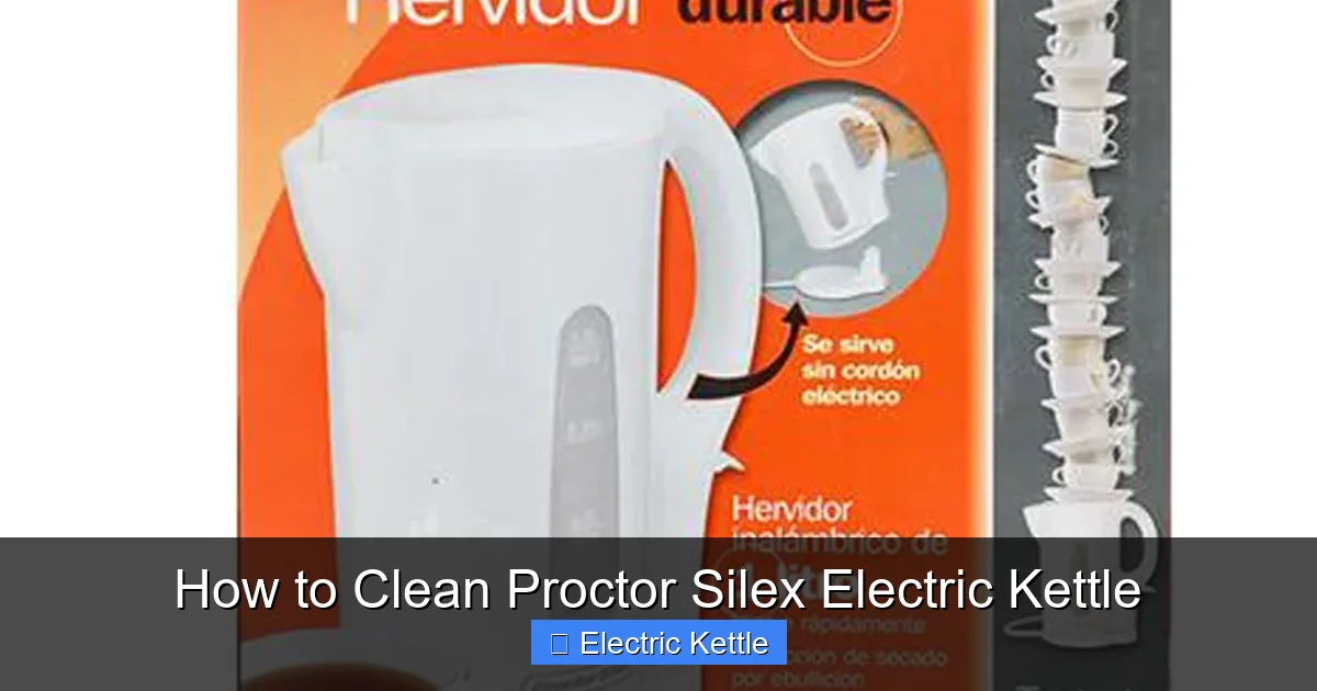 How to Clean Proctor Silex Electric Kettle