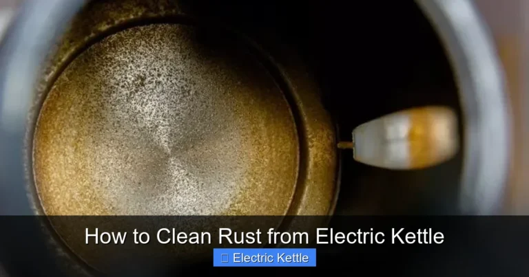 How to Clean Rust from Electric Kettle