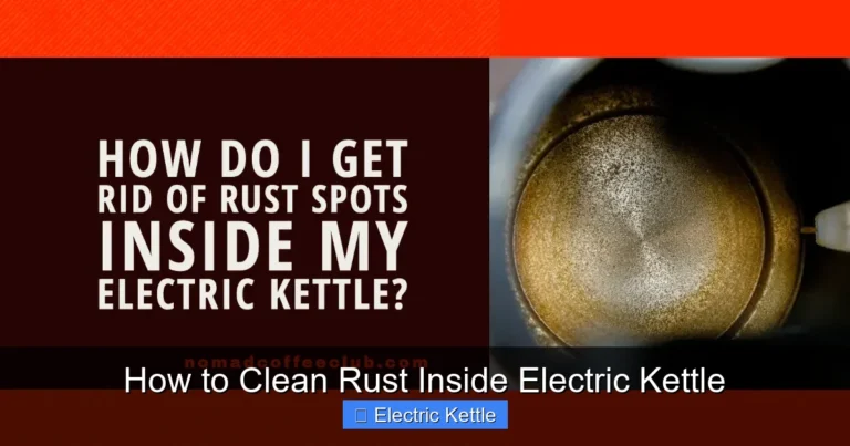 How to Clean Rust Inside Electric Kettle