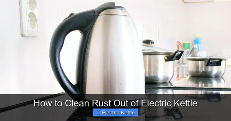 How to Clean Rust Out of Electric Kettle