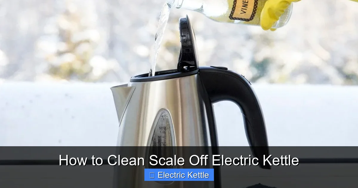 How to Clean Scale Off Electric Kettle
