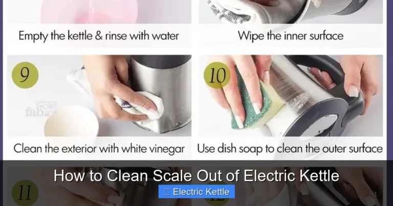 How to Clean Scale Out of Electric Kettle