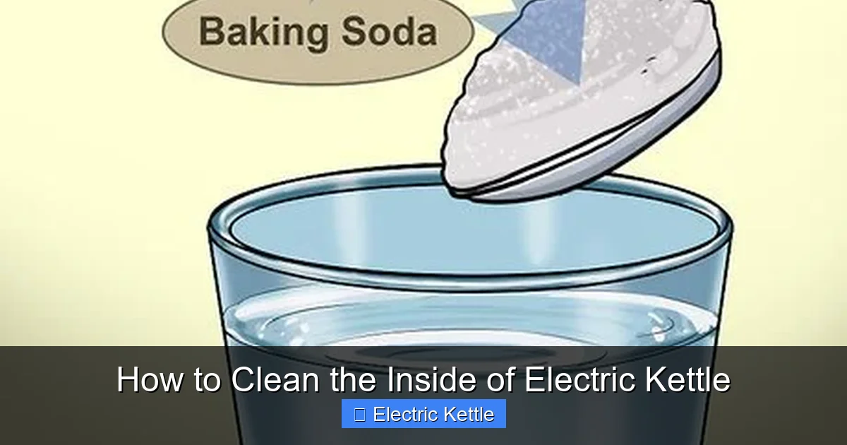 How to Clean the Inside of Electric Kettle