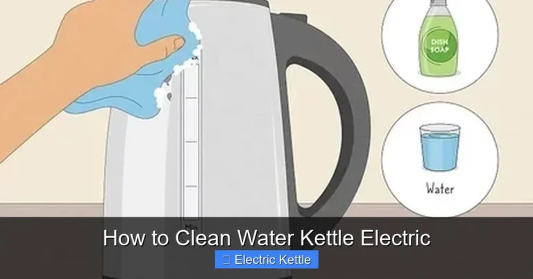 How to Clean Water Kettle Electric