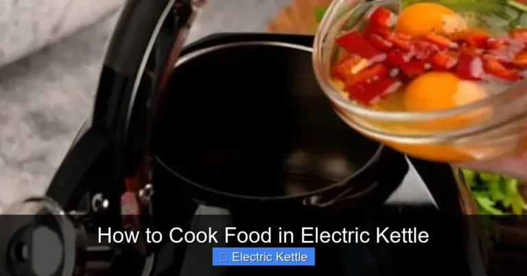 How to Cook Food in Electric Kettle