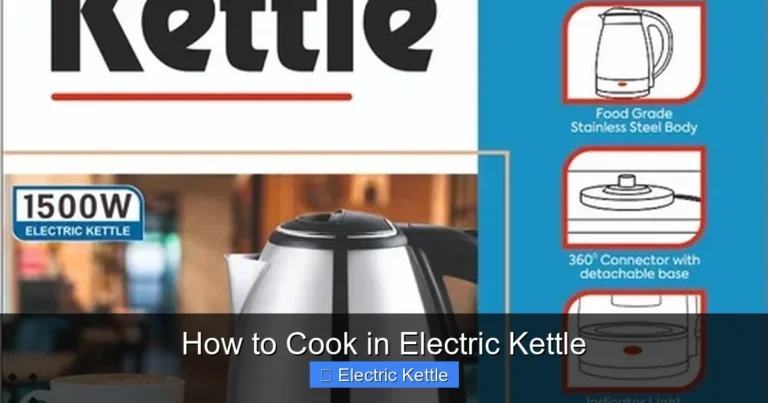 How to Cook in Electric Kettle