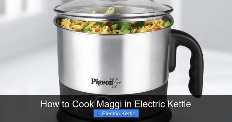 How to Cook Maggi in Electric Kettle