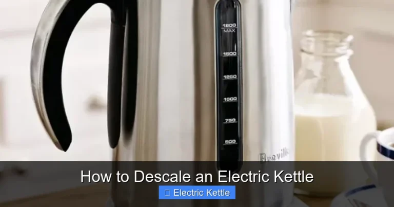 How to Descale an Electric Kettle