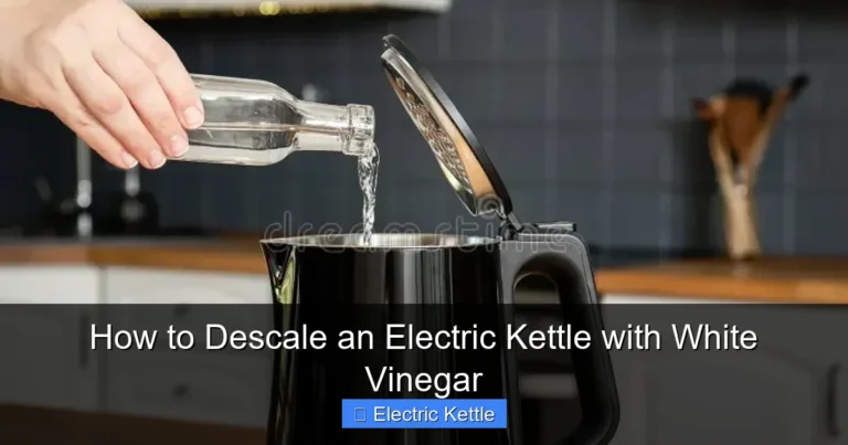 How to Descale an Electric Kettle with White Vinegar