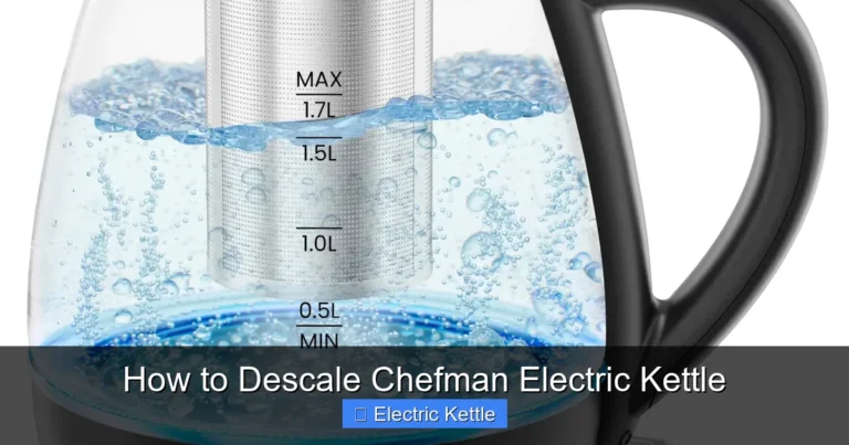 How to Descale Chefman Electric Kettle