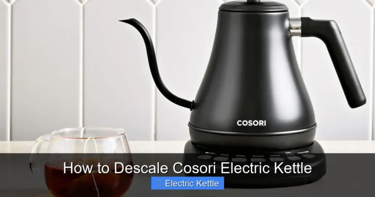 How to Descale Cosori Electric Kettle