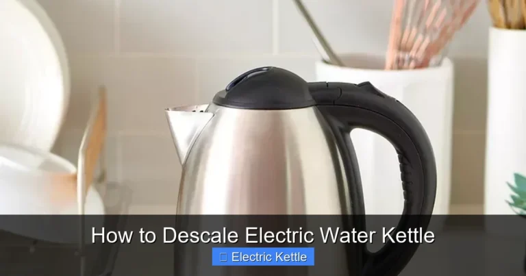 How to Descale Electric Water Kettle