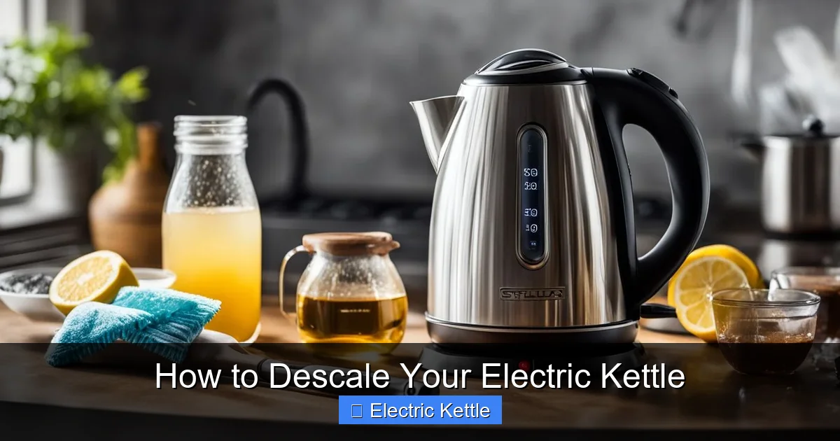 How to Descale Your Electric Kettle