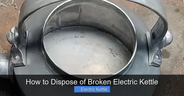 How to Dispose of Broken Electric Kettle
