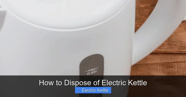 How to Dispose of Electric Kettle