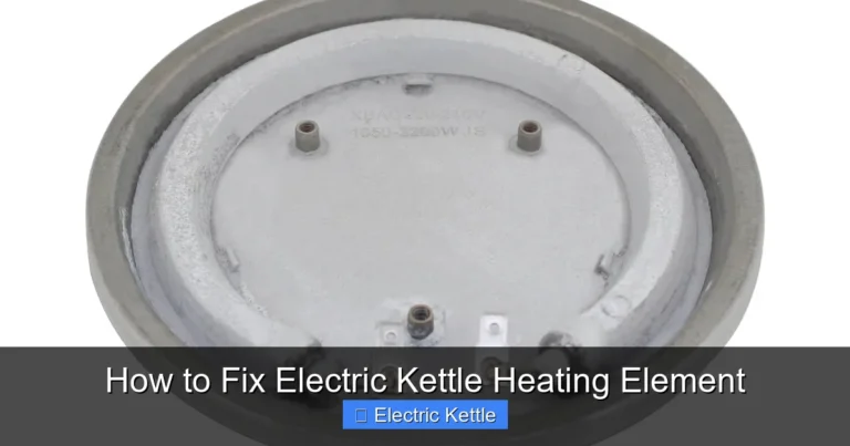 How to Fix Electric Kettle Heating Element