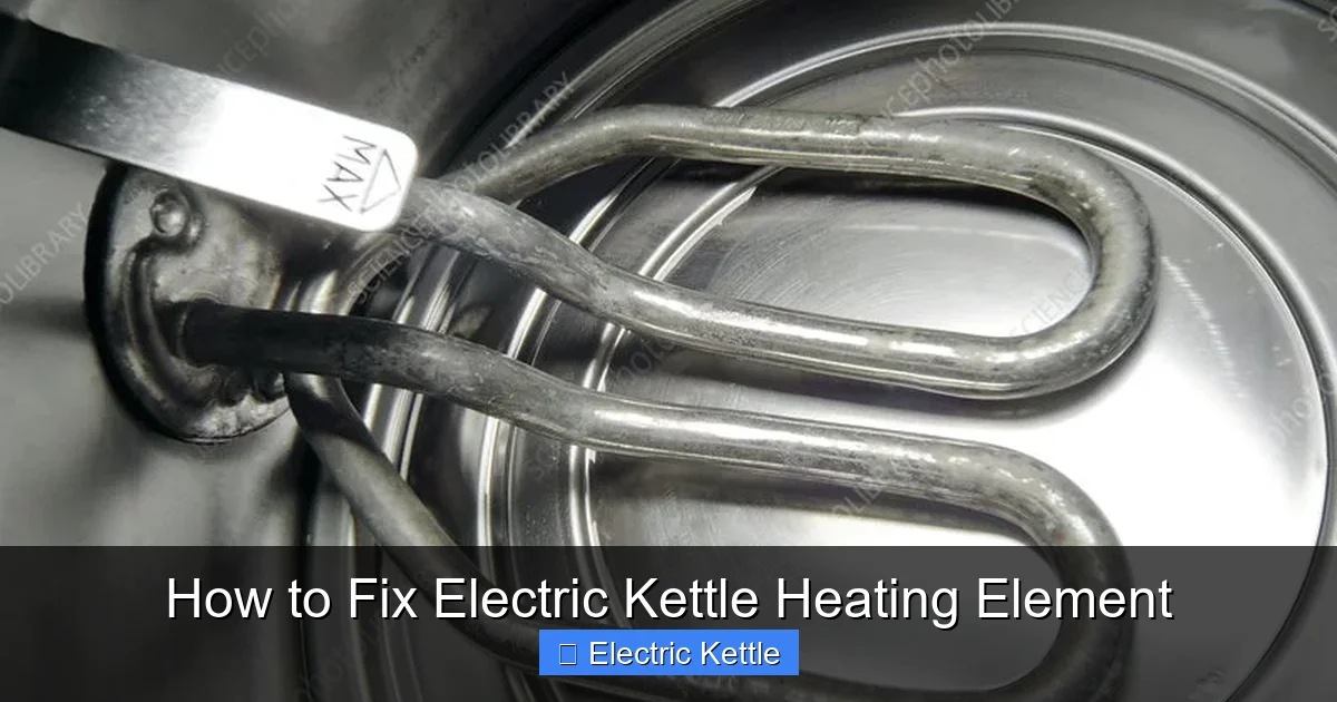 How to Fix Electric Kettle Heating Element