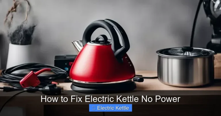 How to Fix Electric Kettle No Power