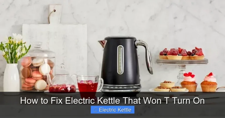 How to Fix Electric Kettle That Won T Turn On
