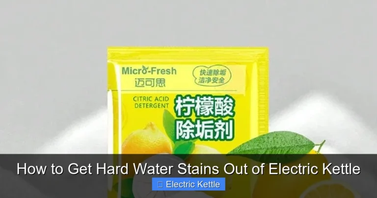 How to Get Hard Water Stains Out of Electric Kettle