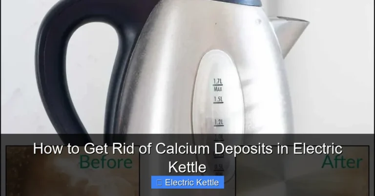 How to Get Rid of Calcium Deposits in Electric Kettle