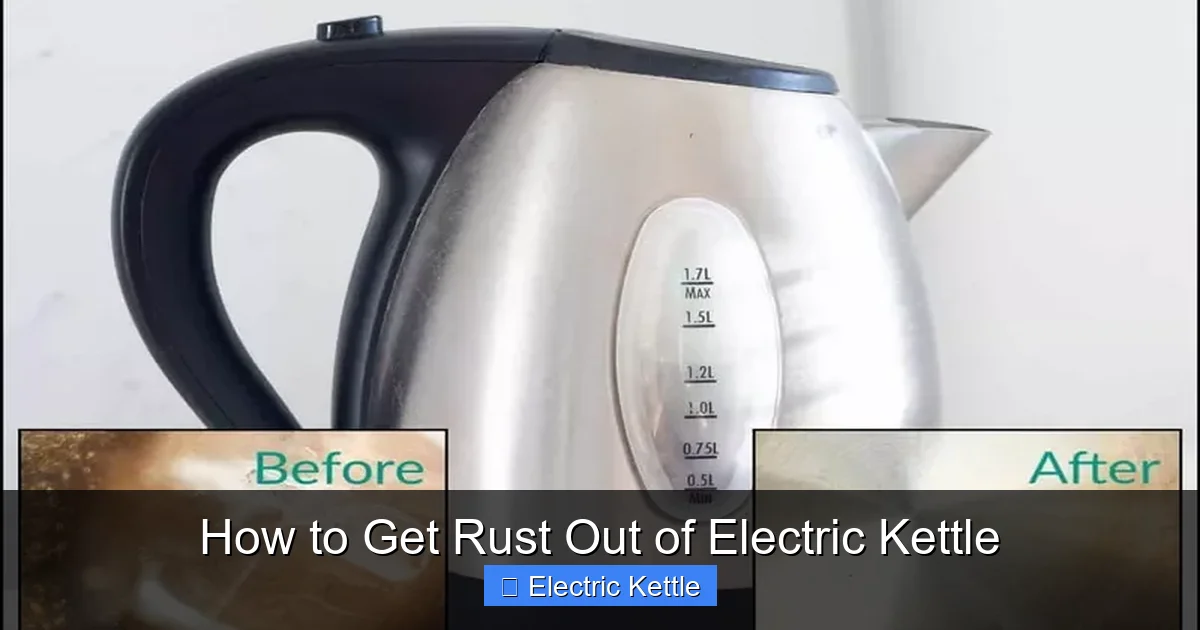 How to Get Rust Out of Electric Kettle