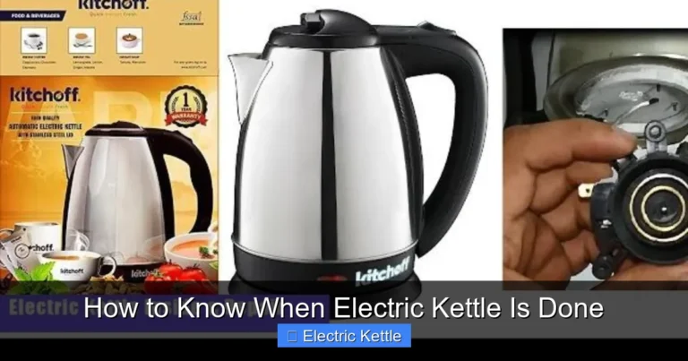 How to Know When Electric Kettle Is Done