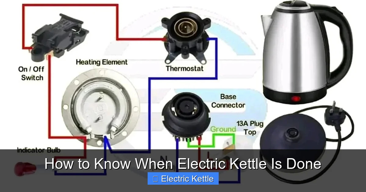 How to Know When Electric Kettle Is Done