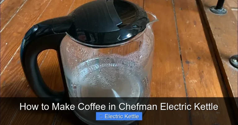 How to Make Coffee in Chefman Electric Kettle