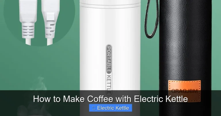 How to Make Coffee with Electric Kettle
