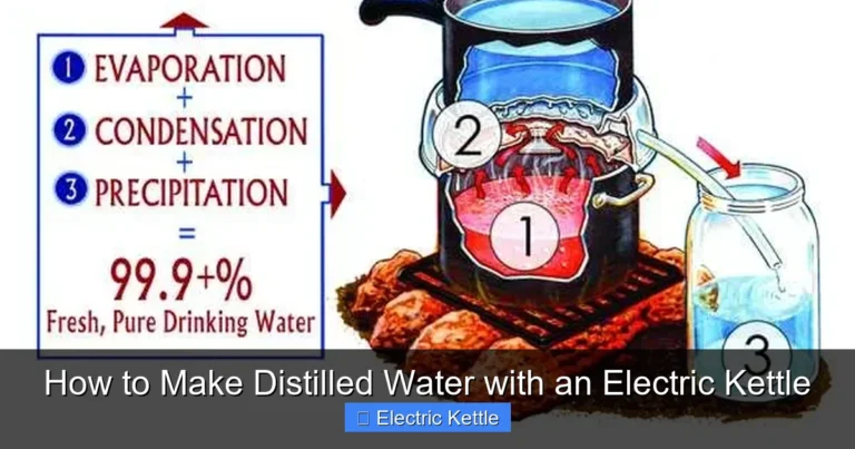 How to Make Distilled Water with an Electric Kettle