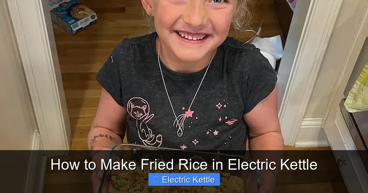 How to Make Fried Rice in Electric Kettle