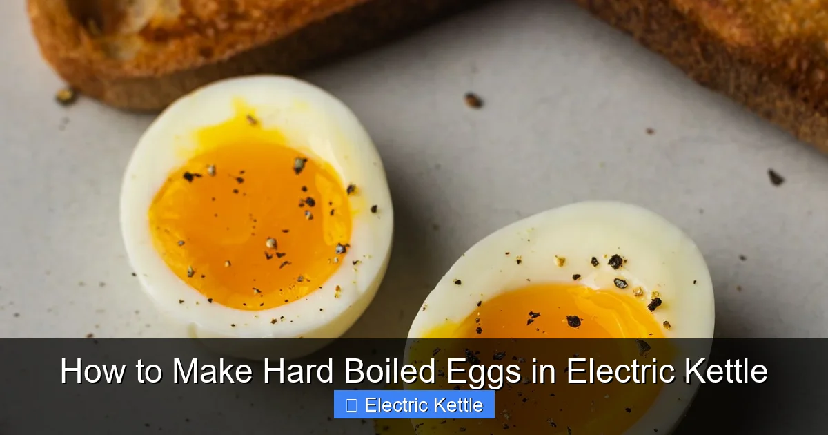 How to Make Hard Boiled Eggs in Electric Kettle