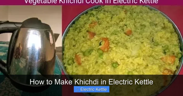 How to Make Khichdi in Electric Kettle