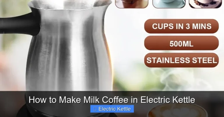 How to Make Milk Coffee in Electric Kettle