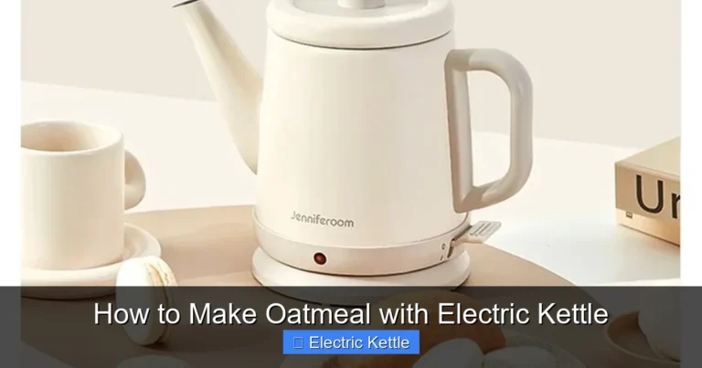 How to Make Oatmeal with Electric Kettle