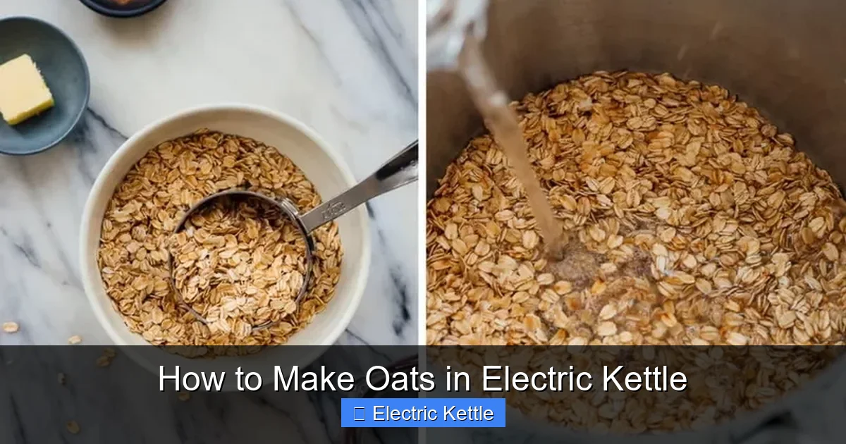 How to Make Oats in Electric Kettle