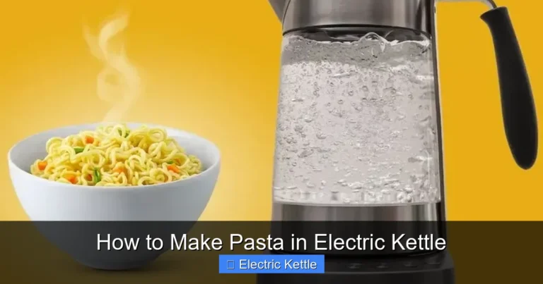 How to Make Pasta in Electric Kettle