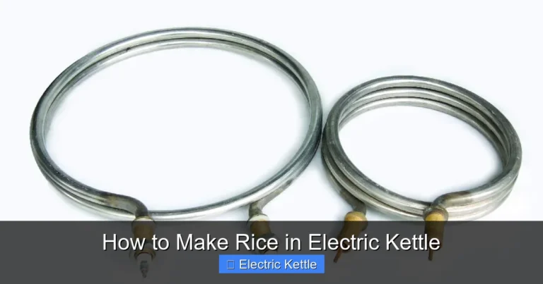 How to Make Rice in Electric Kettle