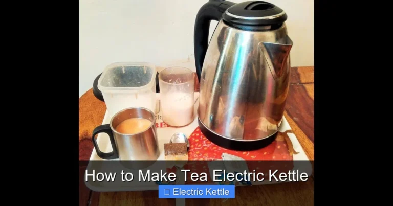 How to Make Tea Electric Kettle