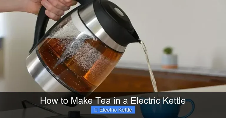 How to Make Tea in a Electric Kettle