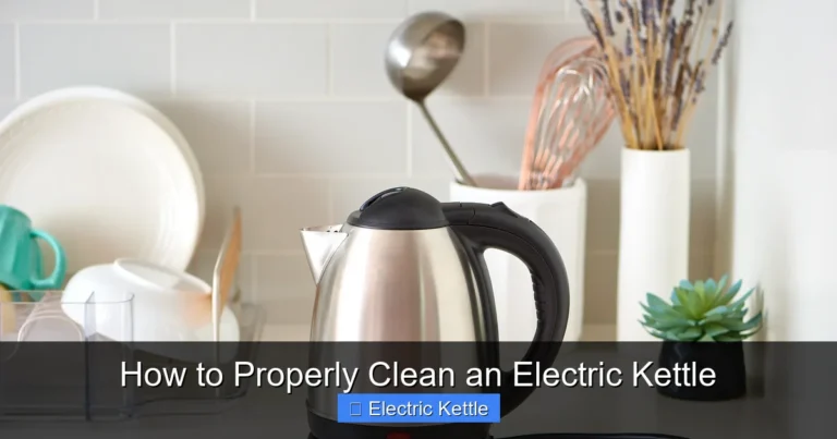 How to Properly Clean an Electric Kettle
