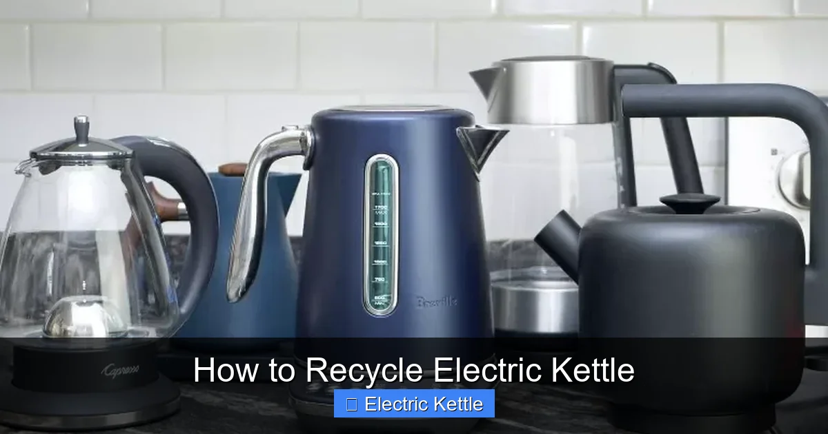 How to Recycle Electric Kettle