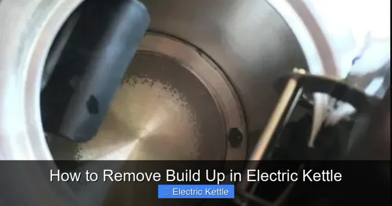 How to Remove Build Up in Electric Kettle